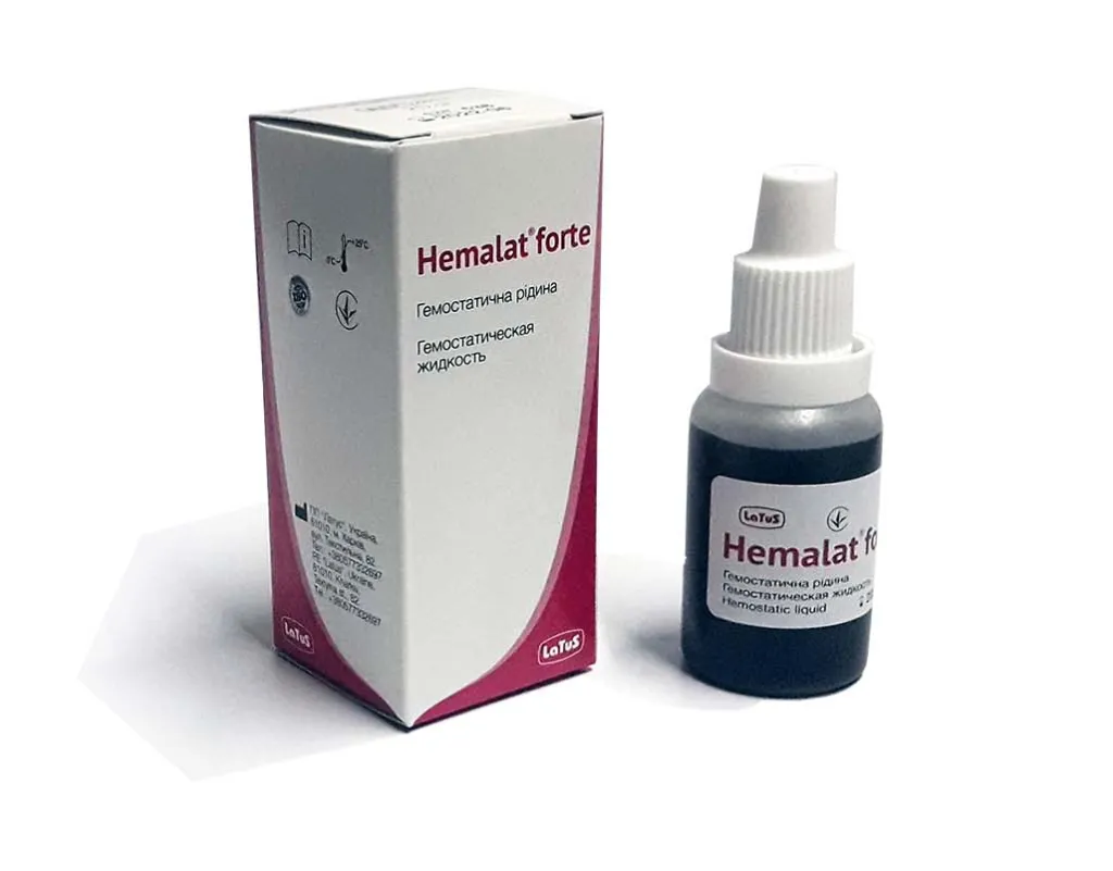 Hemalat forte (Гемалат форте), рідина кровоспинна, 20 г, Latus