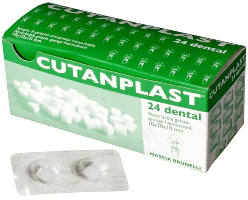 Кутанпласт Гемостатична губка (CUTANPLAST Dental) 24шт